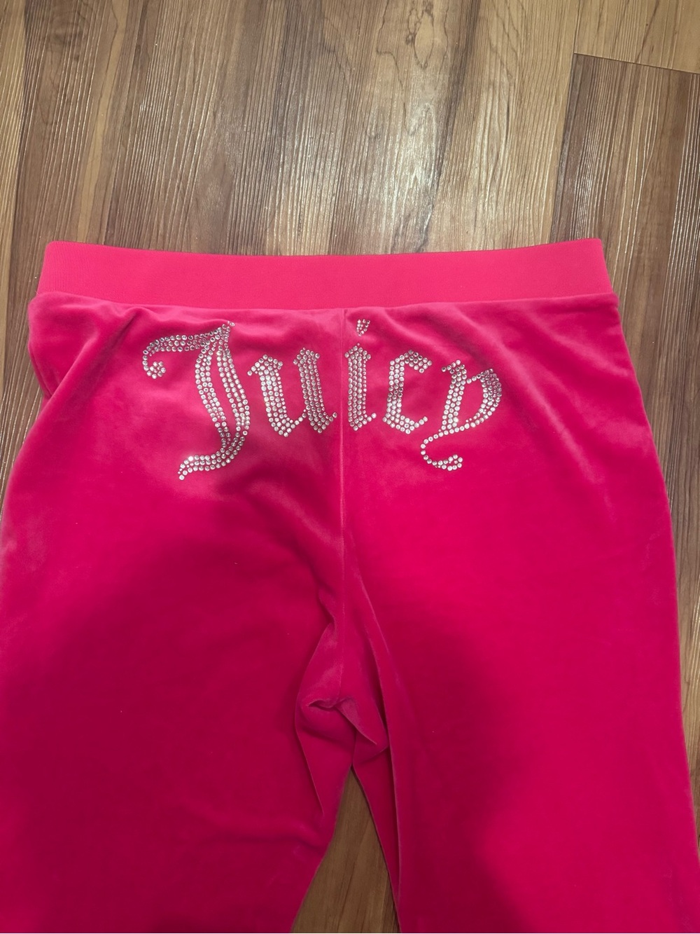 Juicy Couture Hot Pink Velour Track Pants